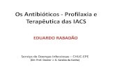 Os Antibióticos - Profilaxia e Terapêutica das IACS · Os Antibióticos - Profilaxia e Terapêutica das IACS EDUARDO RABADÃO Serviço de Doenças Infecciosas – CHUC-EPE (Dir: