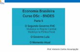 Economia Brasileira Curso DSc - - DSc...  O Per­odo FHC (1999-2002) Pode ser definido como sendo
