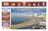 ANGOLANOS Aprovado PROJECTO DE REABILITAÇÃO · O processo de consolidação da democracia em Angola continua a dar os seus passos. Como se depreende do balanço actual da campanha
