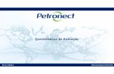 Questionários de Avaliação - Petronect · A seguinte tela será visualizada com os questionários respondidos. Para visualizar as últimas respostas, clique no botão “Visualizar”