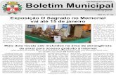 13 de dezembro de 2012 Boletim Municipal Página 1 Quinta ... · são do sinal via rádio, ... te, uma fatura de água e de luz do mês vigente. ... Página 2 Boletim Municipal 13