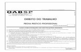 IREITO DO - oabsp.org.br · Pedro ingressou com reclamação trabalhista contra o estado de São Paulo para ver ... sob o argumento de que as decisões interlocutórias são irrecorríveis
