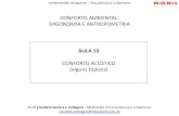 Conforto Ambiental I: Ergonomia e Antropometria .NBR 10151:2000 Vers£o Corrigida:2003. ... fun§£o