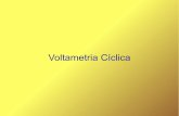 Voltametria Cíclica - quimica.ufpr.br · Voltametria cíclica Técnica em que se aplica um potencial sobre o eletrodo de trabalho, e mede-se a corrente elétrica originada. Dupla