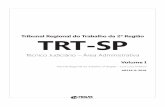 Tribunal Regional do Trabalho da 2ª Região TRT-SP · 2018-05-03 · ... Lei nº 8.429/1992 e alterações posteriores: disposições gerais, atos de improbidade administrativa.....