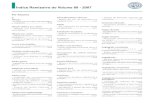 Índice Remissivo do Volume 88 - 2007 - SBC · - Efeitos do uso da adrenalina na ... - Forma isolada do miocárdio não-compactado ... Cintilografia de perfusão miocárdica