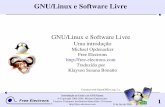 GNU/Linux e Software Livre · A OSI tem sua própria definição, que é, felizmente, similar à definição de Software Livre:  Lista das ...