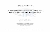 Capítulo 7 - Estatística no Programa R · Capítulo 7 – Experimentos com dois ou três Fatores de Interesse Gustavo Mello Reis José Ivo Ribeiro Júnior 3 1 A I 3 4.3
