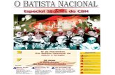 Informativo Oficial da CBN - Convenção Batista Nacional ... · Dia Batista Nacional de Jejum e Oração CBN News Diário de Bordo Agenda Cartas Uma Nova EBD Brincando de Deus Portugal-Uma