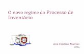O novo regime do Processo de Inventário - OSAE :: OSAEsolicitador.net/uploads/cms_page_media/809/PPT ProcINVENTARIO.pdf · • Competência Ministério Público ... • Nomeação