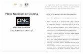Plano Nacional de Cinema Critérios gerais de seleção das ... · 1 A lista de filmes do PNC para Plano Nacional de Cinema Ano Letivo 2018-2019 Lista de Filmes de referência História