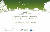 Conferência: Floresta e Território Riscos, Economia e ... · A balança comercial referente às indústrias da fileira florestal apresentou ... Slide 1 Author: Nuno Dias Created