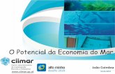 O Potencial da Economia do Mar - Alto Minho 2020 - Home · 2012-04-20 · A pesca desportiva fornece 9 vezes os benefícios económicos que a pesca comercial; ... mesmo tempo que