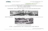 DADOS TÉCNICOS DO CTA ESTATÍSTICAS · Reajustes da tarifa do transporte coletivo por ônibus ... 10. (1989) - PETT - Plano Emergencial em Trânsito e Transportes, elaborado pelas