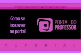 Como se inscrever PORTAL DO PROFESSOR no …portaldoprofessor.mec.gov.br/pdf/tut/tutorial_como_se...Se você perdeu ou esqueceu o nome de usuário ou a senha de acesso ao Portal: 1