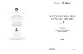 Max Weber - Portal Conservador · saios de Max Weber sobre Lógica, Metodologia das Ciências Sociais e Culturais ... qual Weber se refere indiscutivelmente. Também percebe-se com