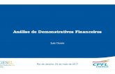 Análise de Demonstrativos Financeiros - gesel.ie.ufrj.br ISF... · A análise dos demonstrativos financeiros pode auxiliar tanto ... – Indicadores financeiros de médio/longo ...