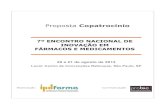 Proposta Copatrocínio 7 - IPDFarma - Instituto de ... · 20 e 21 de agosto de 2013 ... proposta e estímulo à criação do Programa de Apoio ao ... Patrocínio Apoio Instituto de