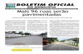 DO MUNICÍPIO Mais 96 ruas serão pavimentadas · sinada a ordem de serviço para início das obras na Costa Norte. ... -AJUDANTE GERAL p/ material de construção ( 5 )-ARMADOR (