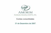 Corticeira Amorim, S.G.P.S., S.A. · EBITDA (58,1 M€) e EBIT (37,0 M€) apresentaram um crescimento de 3,9% e 8,3% respectivamente. Autonomia Financeira manteve os 41% apresentados