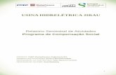 USINA HIDRELÉTRICA JIRAU - licenciamento.ibama.gov.brlicenciamento.ibama.gov.br/Hidreletricas/Jirau/Relatorio Semestral... · Visita técnica a Candeias do Jamari (18/11) para coleta