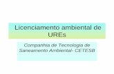 Critérios para licenciamento ambiental de UREsaz545403.vo.msecnd.net/uploads/2012/10/31.pdf · RAP ± Relatório Ambiental Preliminar PT ± Plano de Trabalho TR ± Termo de Referência