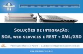 SOA, web services e REST + XML/XSD - aplicacoes.mds.gov.braplicacoes.mds.gov.br/sagirmps/ferramentas/docs/07-10-2013 - AULA4... · XML – eXtensible Markup Language Voltado para