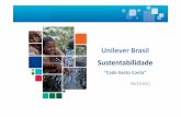 Unilever Brasil Sustentabilidade - britcham.com.br · Líder em 9 entre as 13 ... Melhorar produtivos e redução de hábitos de ... do enfrentamento mais eficaz da exploração sexual
