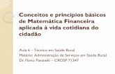 Conceitos e princípios básicos de Matemática Financeira ...flaviopavanelli.com.br/wp-content/uploads/2013/08/Conceitos-e... · Conceito A inflação é o ... Capital: em uma transação