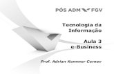 Tecnologia da Informação Aula 3 e-Businesslmsc.com.br/MaterialAulas/Slides Aula 3 - TI - Aluno.pdf · Tec. da Informação Prof. Adrian Cernev Nascimento e evolução da Internet