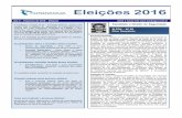 Eleições 2016 - fundiagua.com.br · Programa de Controle e Redução de Perdas entre 2008 e 2011. Em 2010, foi eleito para o Cargo de Conselheiro Deliberativo, onde também participou