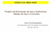 VISÃO DA NBR-8800 - ABECE | Associação Brasileira de ... 2006/Julio Fruchtengarten.pdf · Principais normas em estudo NBR 8800:1986 Projeto e Execução de Estruturas de Aço de