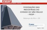 FIESP - Fundação de Amparo à Pesquisa do Estado de São ... · DEPARTAMENTO DE MEIO AMBIENTE - DMA/FIESP ... “Encontro da Indústria para a Sustentabilidade”: ... Energia,