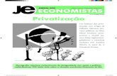 Nº 271 FEVEREIRO DE 2012 Privatização - corecon-rj.org.br · Monografia relaciona conhecimento da desigualdade com apoio a políticas ... Privataria Tucana. Privatização ...