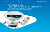 CONECTE OFEREÇA GERENCIE Amadeus Touchless Solutionsapplication... · ﬁla de saída especiﬁca Queue Dispatch processa prioritariamente reservas colocadas em ﬁlas pelas ...