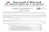 Jornal Oficial 2177 - londrina.pr.gov.br · Executivo, instituído pela Lei nº 9.337, de 19 de janeiro de 2004, conforme previsto em seu artigo 48, designada pela Portaria nº 1893/2013.