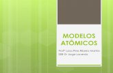 Modelos atômicos - perfumesequimica.files.wordpress.com · matéria é formada por átomos, que são partículas esféricas, maciças, indivisíveis e indestrutíveis; •Todos os
