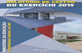 Relatório de Gestão - Exercício 2015 - ufabc.edu.br · DIRETOR DO CENTRO DE MATEMÁTICA, COMPUTAÇÃO E COGNIÇÃO EDSON PINHEIRO PIMENTEL . Relatório de Gestão - Exercício
