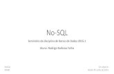 No-SQL - cin.ufpe.brcin.ufpe.br/~in940/BDPresentation-NOSQL-rbf2.pdf · Seminário da disciplina de Banco de Dados 2015.1 Aluno: Rodrigo Barbosa Folha NoSQL CIn.ufpe.br IN940 Recife-PE