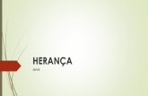 HERANÇA · HERANÇA JAVA. Definição A herança é um mecanismo da POO que permite criar novas classes a partir de classes j ...