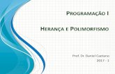 HERAN‡A E POLIMORFISMO - Prof. Livro autor / setAutor / getAutor Heran§a em Java â€¢No Java, a heran§a