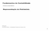 Representação do Patrimônio - citynet.com.br · Fundamentos de Contabilidade Bibliografia Osni Moura Ribeiro , Contabilidade Fundamental 1Saraiva, 2011 Professor Isnard Martins