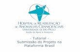Plataforma Brasil Submissão do Projeto na - Tutorialhrac.usp.br/.../tutorial_submissao_projeto_plataforma_brasil_hrac.pdf · Plataforma Brasil. Acesse o site: ... submissão na Plataforma