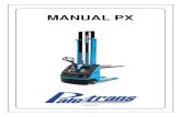 MANUAL DE USO E PEÇAS - PX - tratorprima.com.br de peças MANUAL... · Ideal para armazenamento e transporte de unidades de carga sobre percursos planos e sem buracos.