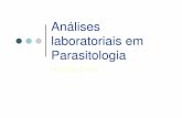 Análises laboratoriais em Parasitologia - paginas.fe.up.ptee02176/prt01.pdf · Pesquisa de sangue oculto nas fezes A presença de sangue nem sempre é visível a olho nu A hemorragia