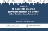 Seminário O controle interno governamental no Brasil dos Órgãos de Controle Interno no Brasil Criação dos Órgãos de Controle Interno no tempo A grande maioria (23) foi criada