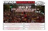 No. 106 - Dezembro de 2017 2017 - espacosocialista.orgespacosocialista.org/portal/wp-content/uploads/2017/12/Jornal-106... · das Centrais (CUT, CTB, Força Sindical, UGT, Nova Central