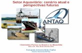 Setor Aquaviário: cenário atual e perspectivas futurasweb.antaq.gov.br/Portal/pdf/palestras/ANTAQ_201_Fialho_apresentac... · •Exportação de chapas de aço e ... •Projeção