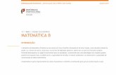 11.º ANO | ENSINO SECUNDÁRIO MATEMÁTICA B · Matemática. O uso de ferramentas (tecnologias, materiais manipuláveis, etc.) deve ser promovido na resolução de problemas