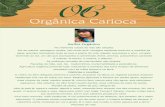 ORGANICA CARIOCA site - bnovaes.com.brbnovaes.com.br/organicaCarioca.pdf · Receitas de mãe, avó, tia ... Fica meio cremosa, meio pedaçuda. A cor predominante é da abóbora, ...